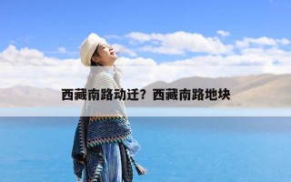 西藏南路动迁？西藏南路地块