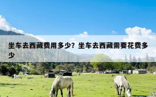 坐车去西藏费用多少？坐车去西藏需要花费多少