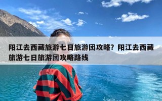 阳江去西藏旅游七日旅游团攻略？阳江去西藏旅游七日旅游团攻略路线