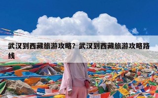 武汉到西藏旅游攻略？武汉到西藏旅游攻略路线