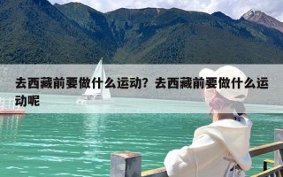 去西藏前要做什么运动？去西藏前要做什么运动呢