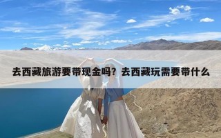 去西藏旅游要带现金吗？去西藏玩需要带什么