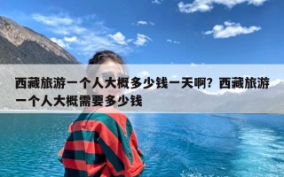 西藏旅游一个人大概多少钱一天啊？西藏旅游一个人大概需要多少钱