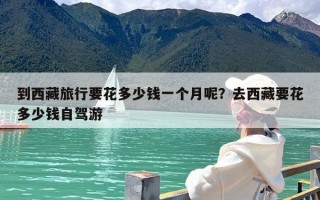 到西藏旅行要花多少钱一个月呢？去西藏要花多少钱自驾游