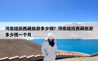 河南组团西藏旅游多少钱？河南组团西藏旅游多少钱一个月