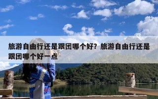 旅游自由行还是跟团哪个好？旅游自由行还是跟团哪个好一点