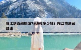 阳江到西藏旅游7天6夜多少钱？阳江市进藏路线