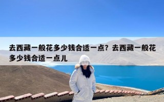 去西藏一般花多少钱合适一点？去西藏一般花多少钱合适一点儿