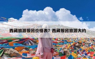 西藏旅游报团价格表？西藏报团旅游大约