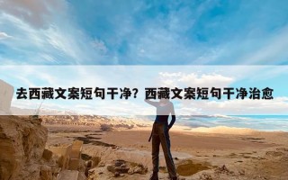 去西藏文案短句干净？西藏文案短句干净治愈