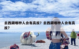 去西藏哪种人会有高反？去西藏哪种人会有高反?