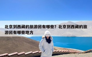 北京到西藏的旅游团有哪些？北京到西藏的旅游团有哪些地方