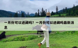 一月份可以进藏吗？一月份可以进藏吗最新消息