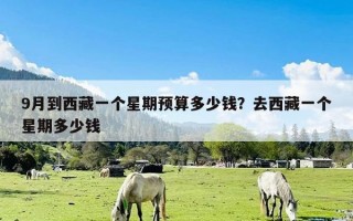 9月到西藏一个星期预算多少钱？去西藏一个星期多少钱