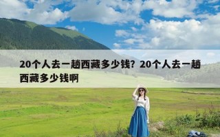 20个人去一趟西藏多少钱？20个人去一趟西藏多少钱啊