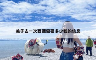 关于去一次西藏需要多少钱的信息