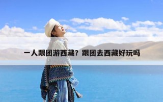 一人跟团游西藏？跟团去西藏好玩吗