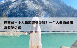 在西藏一个人去旅游多少钱？一个人去西藏旅游要多少钱