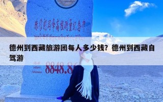 德州到西藏旅游团每人多少钱？德州到西藏自驾游