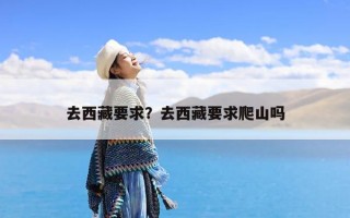 去西藏要求？去西藏要求爬山吗