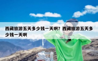 西藏旅游五天多少钱一天啊？西藏旅游五天多少钱一天啊