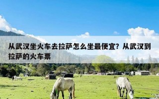 从武汉坐火车去拉萨怎么坐最便宜？从武汉到拉萨的火车票
