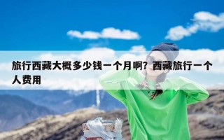 旅行西藏大概多少钱一个月啊？西藏旅行一个人费用