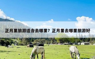 正月里旅游适合去哪里？正月里去哪里旅游好
