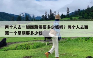 两个人去一趟西藏需要多少钱呢？两个人去西藏一个星期要多少钱