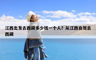 江西出发去西藏多少钱一个人？从江西自驾去西藏