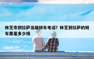 林芝市到拉萨当雄拼车电话？林芝到拉萨的班车票是多少钱