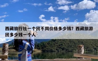 西藏旅行社一个团不同价格多少钱？西藏旅游团多少钱一个人