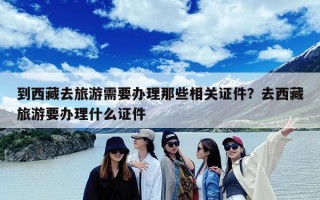 到西藏去旅游需要办理那些相关证件？去西藏旅游要办理什么证件