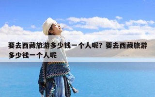 要去西藏旅游多少钱一个人呢？要去西藏旅游多少钱一个人呢