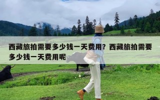 西藏旅拍需要多少钱一天费用？西藏旅拍需要多少钱一天费用呢