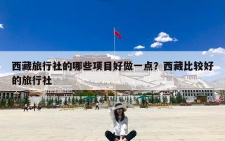 西藏旅行社的哪些项目好做一点？西藏比较好的旅行社