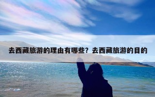 去西藏旅游的理由有哪些？去西藏旅游的目的