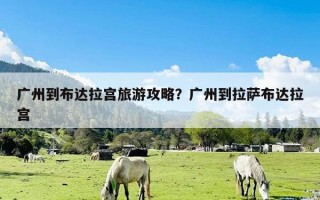 广州到布达拉宫旅游攻略？广州到拉萨布达拉宫