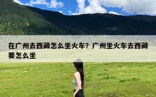 在广州去西藏怎么坐火车？广州坐火车去西藏要怎么坐