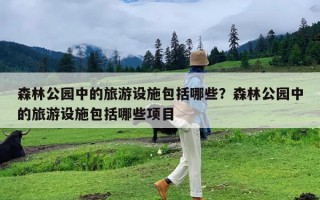 森林公园中的旅游设施包括哪些？森林公园中的旅游设施包括哪些项目