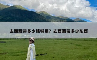 去西藏带多少钱够用？去西藏带多少东西