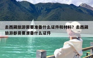 去西藏旅游需要准备什么证件和材料？去西藏旅游都需要准备什么证件