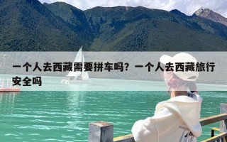 一个人去西藏需要拼车吗？一个人去西藏旅行安全吗