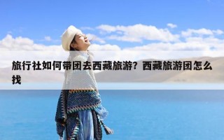 旅行社如何带团去西藏旅游？西藏旅游团怎么找