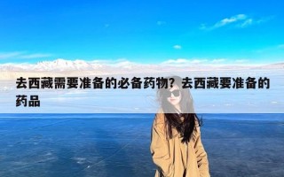 去西藏需要准备的必备药物？去西藏要准备的药品