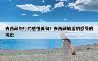 去西藏旅行的感悟美句？去西藏旅游的感受的说说