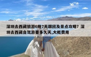 深圳去西藏旅游6晚7天跟团及景点攻略？深圳去西藏自驾游要多久天,大概费用