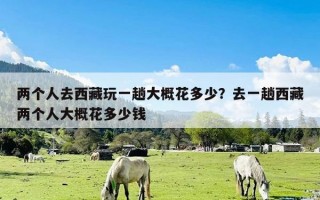 两个人去西藏玩一趟大概花多少？去一趟西藏两个人大概花多少钱