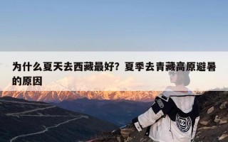 为什么夏天去西藏最好？夏季去青藏高原避暑的原因