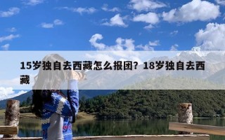 15岁独自去西藏怎么报团？18岁独自去西藏